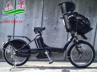 Xe đạp điện Nhật trợ lực Brigestone child care bike Angelino màu đen