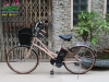 Xe đạp điện Nhật trợ lực Panasonic 2 dóng cách điệu màu hồng - anh 1