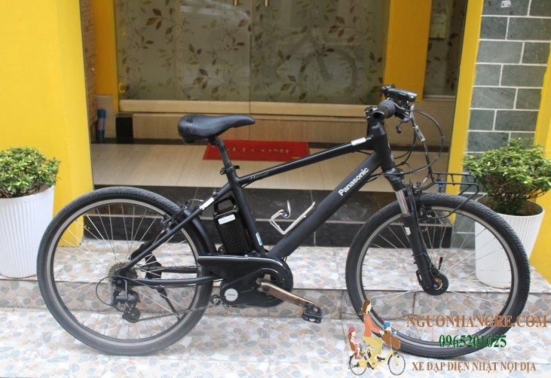 Xe đạp điện trợ lực thể thao Panasonic Hurryer Nhật nội địa