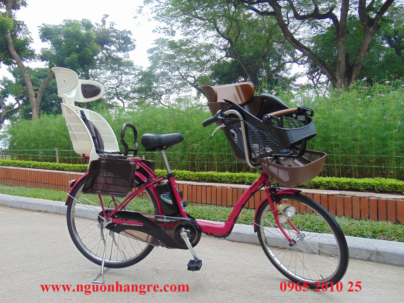 Xe đạp điện Nhật  trợ lực nội địa mẹ và bé hãng Panasonic Model