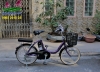 Xe đạp điện Nhật yamaha bánh nhỏ màu tím - anh 1