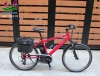 Xe đạp điện Nhật thể thao Panasonic Hurryer màu đỏ - anh 1