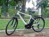 Xe đạp điện Nhật thể thao Yamaha Pas Brace màu trắng - anh 1