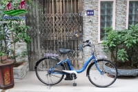 Xe đạp điện Nhật trợ lực Natura màu xanh
