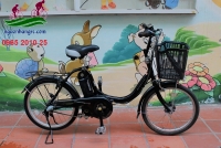 Xe đạp điện Nhật Yamaha Pas city bánh nhỏ màu đen