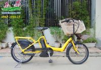xe đạp điện Nhật trợ lực mẹ và bé brigestone child care bike Angelino
