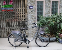 Xe đạp điện Nhật trợ lực Brigestone  dây culoa động cơ 36V 350W