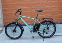 Xe đạp thể thao Nhật vừa tay ga vừa trợ lực Panasonic