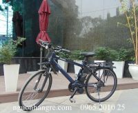 Xe đạp điện trợ lực Nhật thể thao Panasonic Hurryer  khiển màn hình điện tử