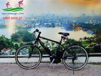 xe đạp thể thao trợ lực Nhật Bản Yamaha Pas Brace màu đen