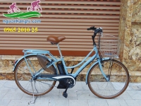 Xe đạp điện Nhật Yamaha pas ami xanh ngọc